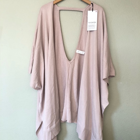 lululemon athletica Sweaters - NWT Lululemon Free to Coast Wrap Cadigan OS